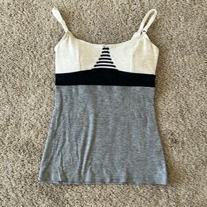 Lululemon Pima cotton built in Bra Tank